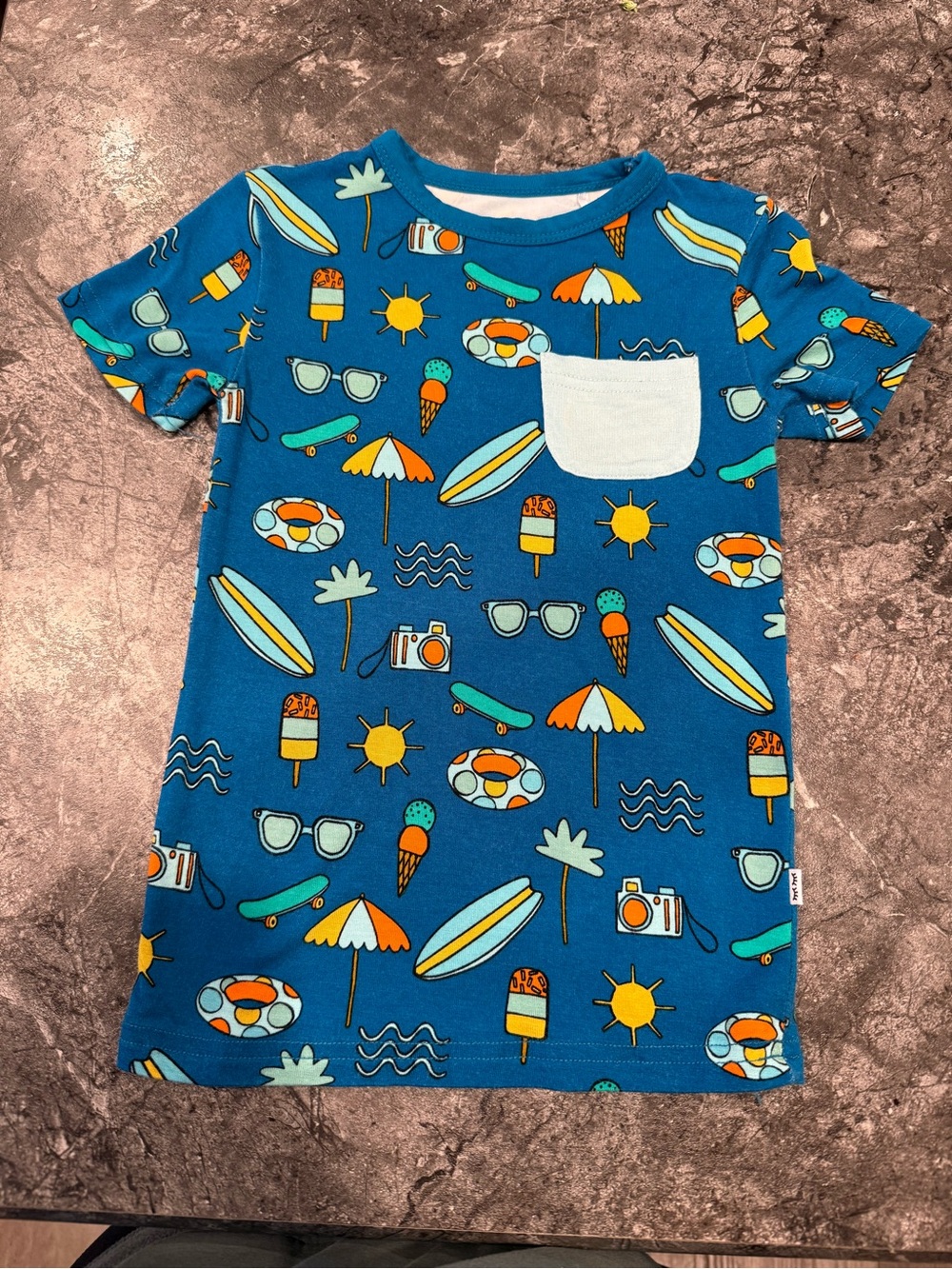 Little Sleepies pocket tee